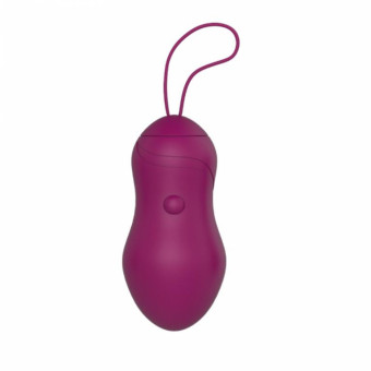 Сливовое вагинальное виброяйцо AN Fruit с пультом ДУ