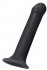 Strap-on-me Черный фаллос на присоске Silicone Bendable Dildo XL - 20 см. (6013168)