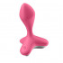 Розовая анальная пробка с вибрацией Game Changer - 11,5 см. (Satisfyer 4006789)