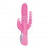Seven Creations Розовый вибратор-кролик с анальным отростком E-RABBIT TRIPLE PLAY - 19 см. (51095)