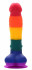 Dream Toys Разноцветный фаллоимитатор-реалистик COLOURFUL DILDO - 17,5 см. (21692)