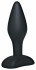 Чёрный анальный стимулятор Silicone Butt Plug Small - 9 см. (Orion 05037890000)
