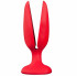 Красная пробка-бутон MENZSTUFF FLOWER BUTT PLUG 6INCH - 15 см. (Dream Toys 21251)