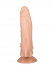 Анально-вагинальный фаллоимитатор с шипами на присоске №11 - 15,5 см. (Джага-Джага 101-11 BX DD)