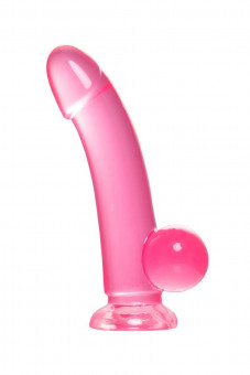 Розовый реалистичный фаллоимитатор Fush - 18 см.