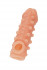 KOKOS Телесная закрытая насадка с шариками Cock Sleeve 010 Size S - 13,8 см. (CS.010-S)