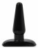 Черная анальная пробка Small Plug - 9 см. (Blush Novelties BL-18605)