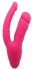 Howells Розовый двойной вибратор INDULGENCE Insatiable Desire - 21,5 см. (174207 pink)