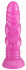 Rubber Tech Ltd Розовая анальная втулка с рельефом - 21 см. (1015-51 BX DD)