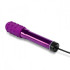 Фиолетовый жезловый вибратор Le Wand Grand Bullet с двумя нежными насадками (Le Wand LW-013-CHR)