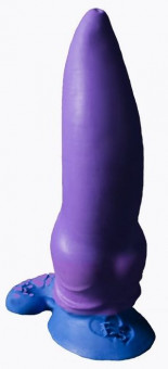 Фиолетовый фаллоимитатор  Зорг small  - 21 см.