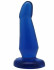 Синяя гелевая изогнутая анальная пробка - 13 см. (Eroticon 30152)