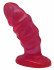 Розовая гелевая анальная пробка анатомической формы - 13 см. (Eroticon 30157)