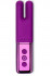 Фиолетовый двухмоторный мини-вибратор Le Wand Deux (Le Wand LW-014-CHR)