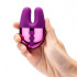 Фиолетовый вибратор с ушками Le Wand Double Vibe (Le Wand LW-035-CHR)