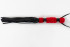 Джага-Джага Многохвостовый черный лаковый флогер с красной ручкой - 44 см. (911-32 BX DD)