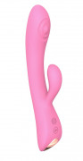 Розовый вибратор-кролик Bunny & Clyde - 22,5 см.