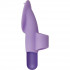 Evolved Фиолетовая вибропуля с силиконовой щеточкой для клиторальной стимуляции Fingerific (EN-RS-2810-2)