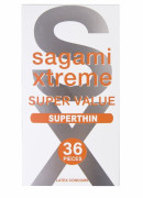 Ультратонкие презервативы Sagami Xtreme Superthin - 36 шт.