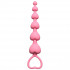 Lola Games Розовая анальная цепочка Heart s Beads Pink - 18 см. (4101-01Lola)