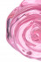 Розовая анальная втулка из стекла - 12,6 см. (Sexus 912314)