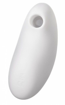Белый вакуум-волновой вибростимулятор Vulva Lover 2