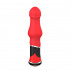 Красный анальный вибратор фаллической формы BOOTYFUL BULBED VIBE (Dream Toys 20991)