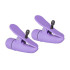 Фиолетовые зажимы-прищепки с вибрацией Nipplettes (California Exotic Novelties SE-2589-14-2)