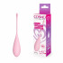 Bior toys Розовый силиконовый вагинальный шарик со шнурком (CSM-23139-1 (50 г))