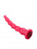 LOVETOY (А-Полимер) Розовый удлинённый анальный стимулятор с шариками - 22 см. (431300)