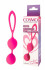 Bior toys Розовые вагинальные шарики с петлёй Cosmo (CSM-23006-25)
