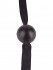 Черный кляп-шар на ремешках с пряжками (Sitabella 7091-1)