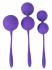Фиолетовый набор вагинальных шариков 3 Kegel Training Balls (Orion 05374380000)