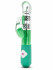 Blush Novelties Зелёный вибромассажер с клиторальной стимуляцией Emerald G Rabbit - 26 см. (BL-73022)