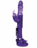 A-toys Фиолетовый вибратор с ротацией бусин, клиторальным стимулятором и надёжной присоской (765010)
