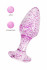 Toyfa Basic Фиолетовая акриловая анальная втулка - 8 см. (881305-4)
