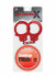 Набор для фиксации BONDX METAL CUFFS AND RIBBON: красные наручники из листового материала и липкая лента (Dream Toys 20999)