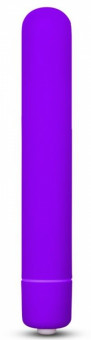 Фиолетовая вибропуля X-Basic 10 Speeds - 13 см.