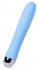 ToyFa Голубой силиконовый вибратор с функцией нагрева и пульсирующими шариками FAHRENHEIT - 19 см. (796006)