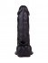 LOVETOY (А-Полимер) Упругий чёрный фаллоимитатор на присоске - 15,5 см. (401700)