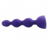 Howells Фиолетовый анальный вибростимулятор Anal Beads S с пультом ДУ - 14,5 см.  (189023 purple)