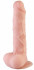 Джага-Джага Телесный реалистичный фаллоимитатор с хребтом из киберкожи - 20 см. (7101-01 BX DD)