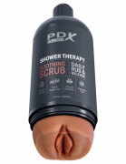Мастурбатор-вагина цвета карамели Shower Therapy Soothing Scrub