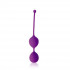 Bior toys Фиолетовые двойные вагинальные шарики Cosmo с хвостиком для извлечения (CSM-23007)