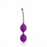 Bior toys Фиолетовые двойные вагинальные шарики с хвостиком Cosmo (CSM-23008)