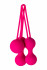 Штучки-дрючки Набор из 3 розовых вагинальных шариков со шнурком (690303)