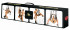 Джага-Джага Черные любовные качели с регулируемой длиной (960-33 BX DD)