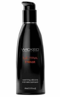 Разогревающий лубрикант Wicked Ultra Heat на силиконовой основе - 60 мл.