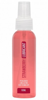 Лубрикант на водной основе с ароматом клубники Strawberry Lubricant - 100 мл.