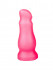 Розовая анальная пробочка с приплюснутым кончиком - 13 см. (LOVETOY (А-Полимер) 438100)